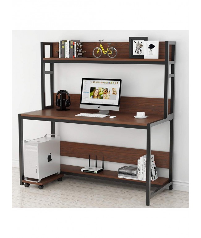 Стіл комп’ютерний у стилі MSMLOFT, каркас металевий