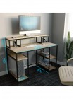 Стіл комп'ютерний у стилі MSMLOFT, каркас металевий