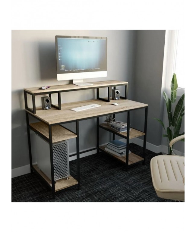 Стіл комп’ютерний у стилі MSMLOFT (металевий каркас)