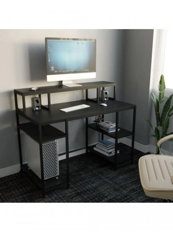 Стіл комп'ютерний у стилі MSMLOFT, каркас металевий