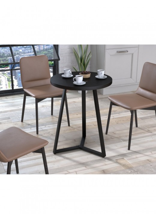 Круглий обідній стіл Трікс MSMLOFT