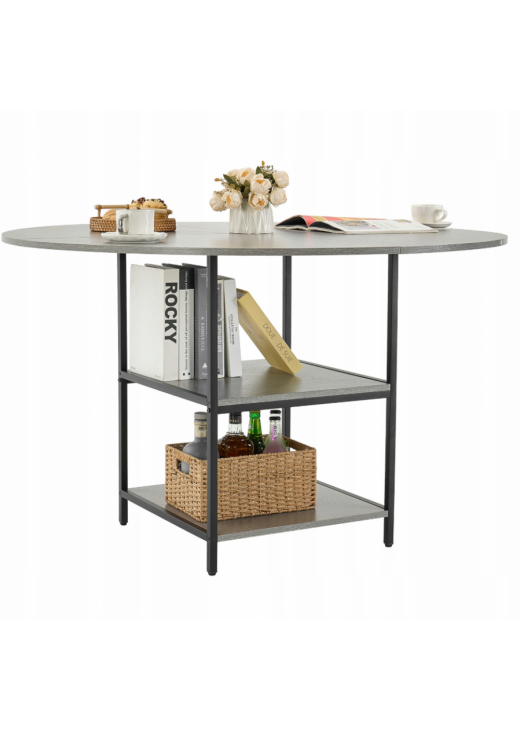 Обідній стіл VEVOR круглий 120 см на 2-4 особи