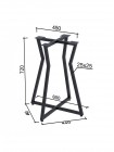 Круглий обідній стіл Кейтлін Loft Design MSMLOFT