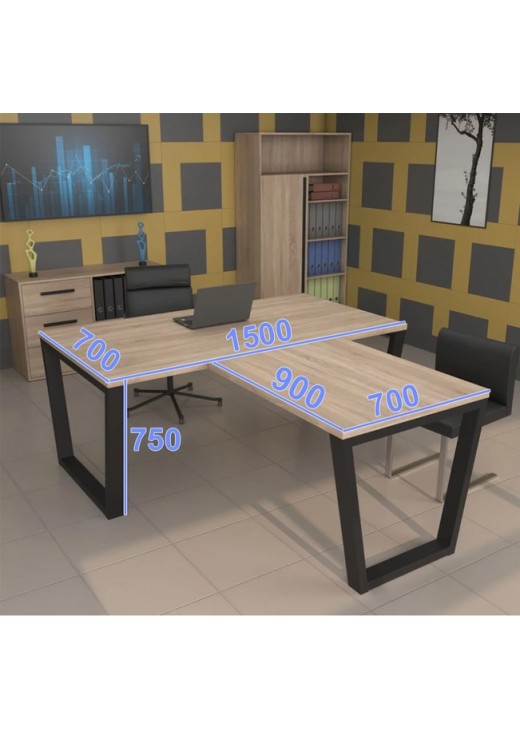 Стіл керівника/офісний стіл у стилі MSMLOFT Стіл керівника/офісний стіл у стилі MSMLOFT