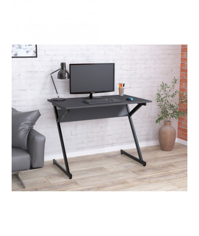 Письмовий стіл MSMLOFT — 100×60×75 см, фігурні ніжки