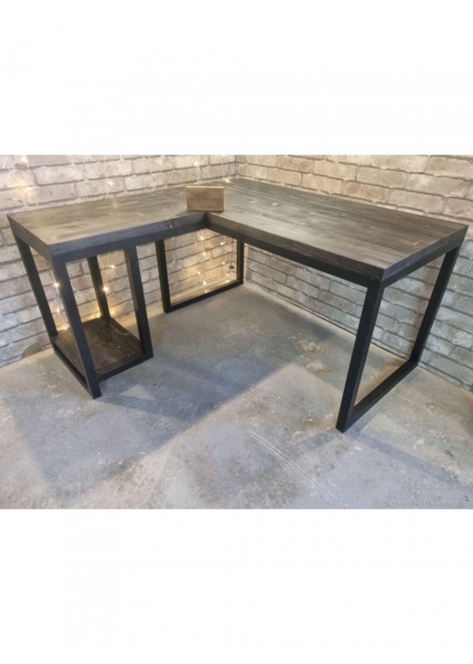 Стіл кутовий, сірий Стіл кутовий, сірий