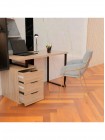Стіл письмовий / комп'ютерний у стилі MSMLOFT, каркас металевий