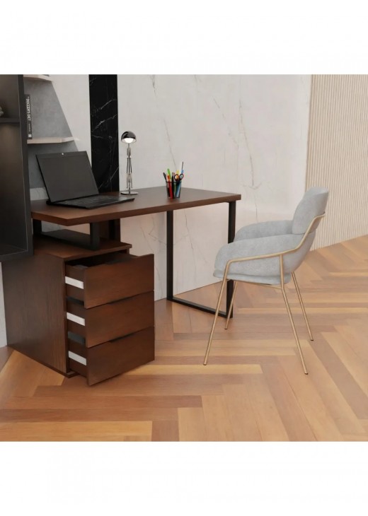 Стіл письмовий / комп'ютерний у стилі MSMLOFT, каркас металевий Стіл письмовий / комп'ютерний у стилі MSMLOFT, каркас металевий