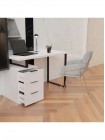 Стіл письмовий / комп'ютерний у стилі MSMLOFT, каркас металевий