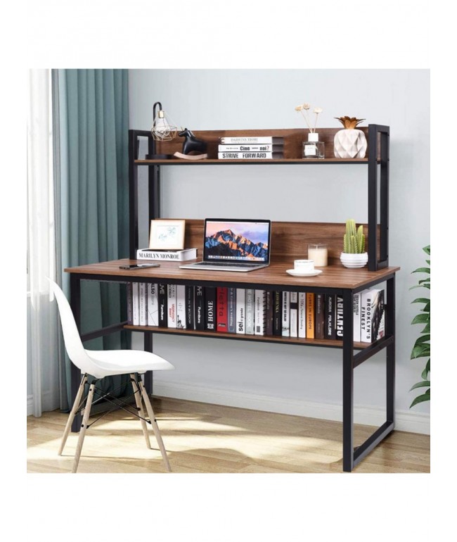 Письмовий стіл MSMLOFT з металевим каркасом — 120 × 60 × 140 см