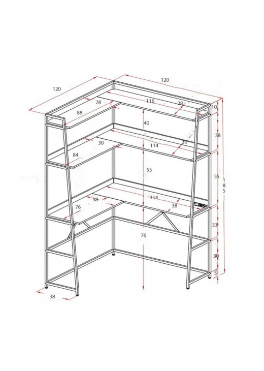 Письмовий стіл "Monico Corner" Письмовий стіл "Monico Corner"