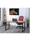 Письмовий стіл Loft design Q-160-32 Black MSMLOFT