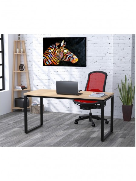Письмовий стіл Loft design Q-160-32 Black MSMLOFT