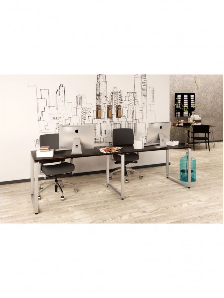Подвійний письмовий стіл Loft design Q-135-2  MSMLOFT