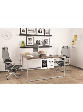 Подвійний письмовий стіл Loft design Q-140  MSMLOFT