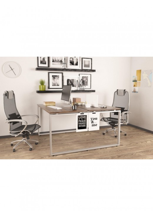 Подвійний письмовий стіл  Q-140  MSMLOFT