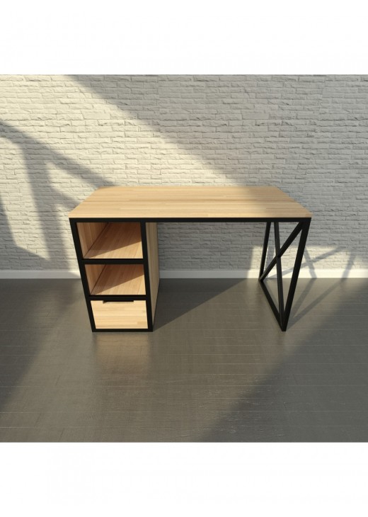 Стіл в стилі лофт з шухлядою 