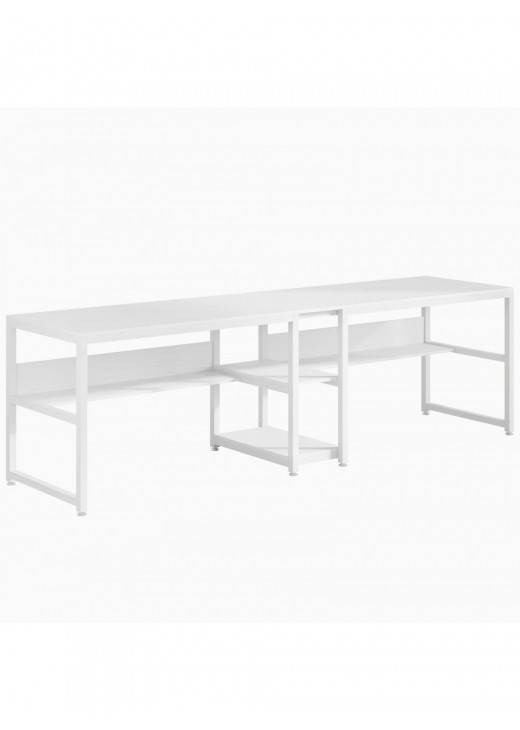 Стіл двомісний з полицями