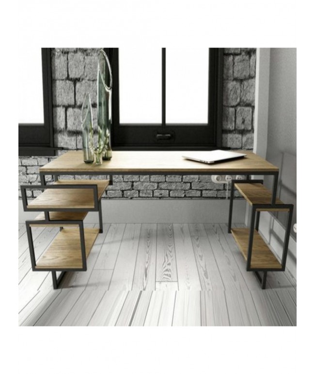 Письмовий стіл у стилі MSMLOFT, 140×60×75 см