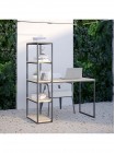 Стіл письмовий у стилі MSMLOFT, каркас металевий