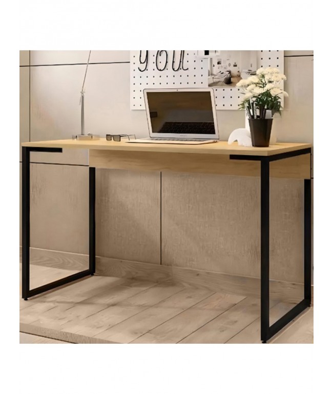 Письмовий/комп’ютерний стіл MSMLOFT — металевий каркас (120×60×75 см)