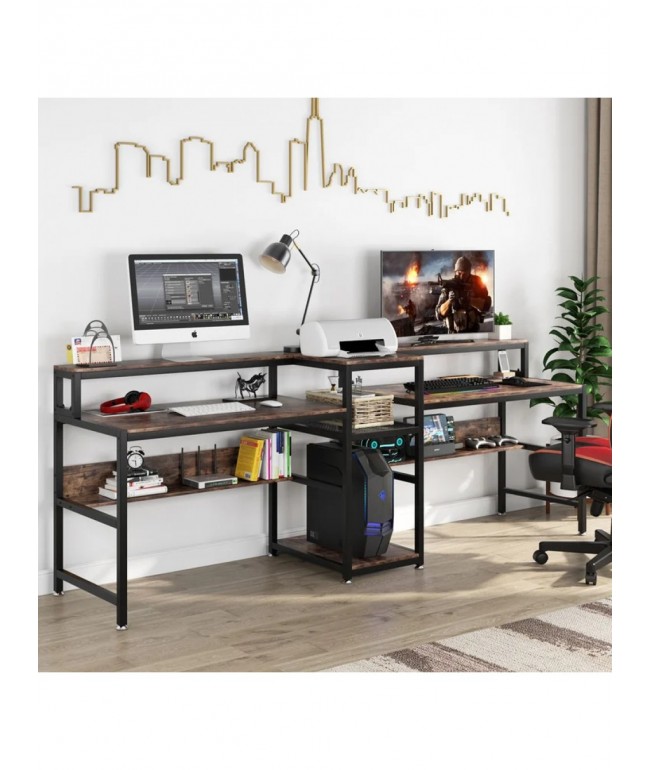 Великий стіл у стилі Loft на два місця № 2 