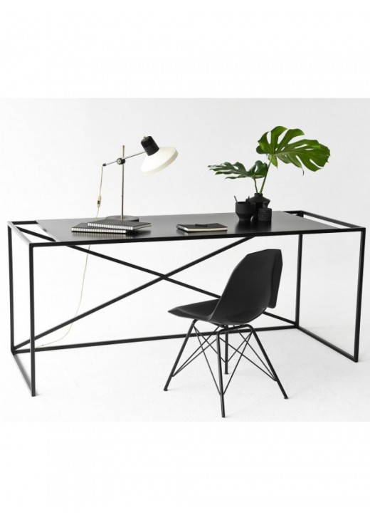 Стіл письмовий/комп'ютерний у стилі MSMLOFT, каркас металевий