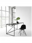Стіл письмовий/комп'ютерний у стилі MSMLOFT, каркас металевий