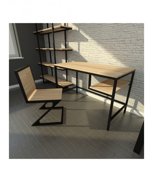 Стіл у стилі Loft  — 120 × 60 × 76 см