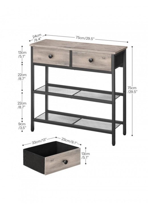 Консольний стіл з ящиками