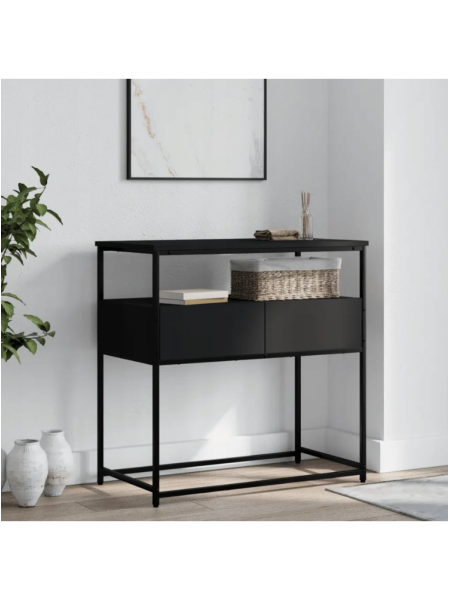 Консольний столик, чорний Консольний столик, чорний