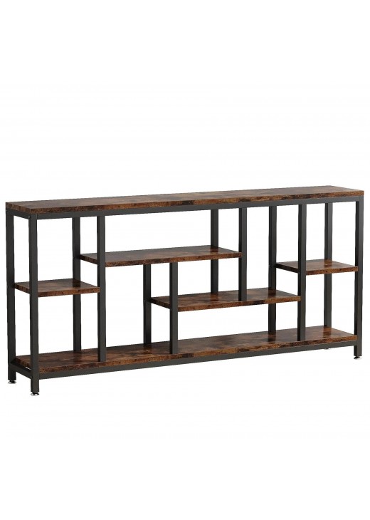 Стіл консольний Tribesigns із полицями для зберігання