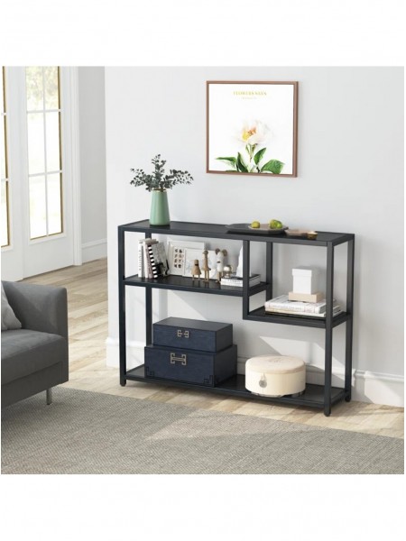 Консольний стіл у передпокої з полицями для зберігання Консольний стіл у передпокої з полицями для зберігання