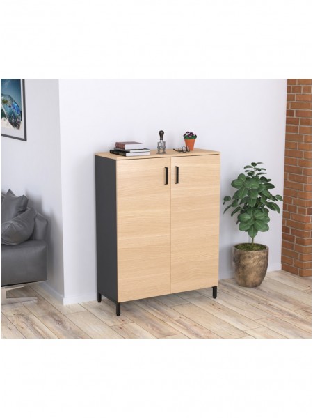 Тумба офіснаLT-900-1200 антрацит Loft design  MSMLOFT