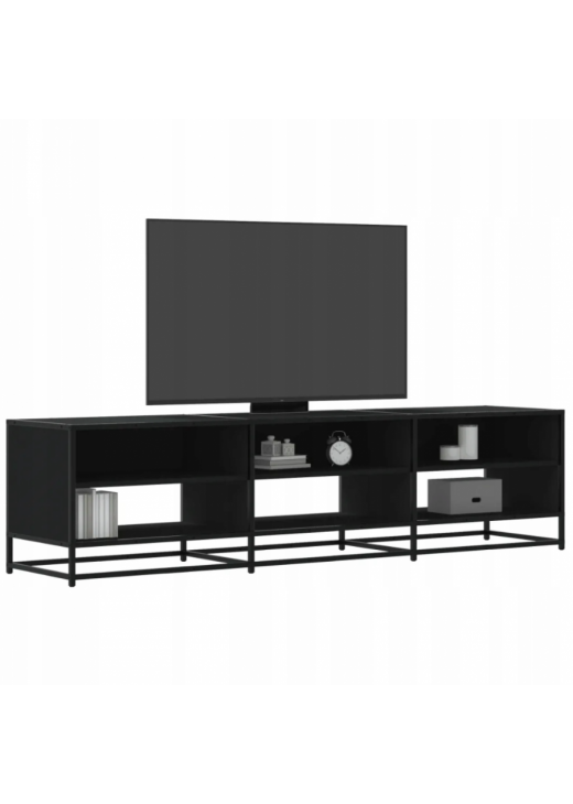 Тумба під телевізор, чорна, 180x40x46 см
