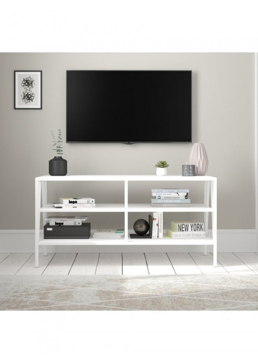 Тумба під телевізор металева у стилі MSMLOFT 500х1200х400 мм Білий Тумба під телевізор металева у стилі MSMLOFT 500х1200х400 мм Білий