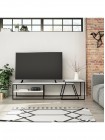 Тумба під телевізор у стилі MSMLOFT 550х1630х450 мм Білий +кавовий столик  600х570х500 мм Білий