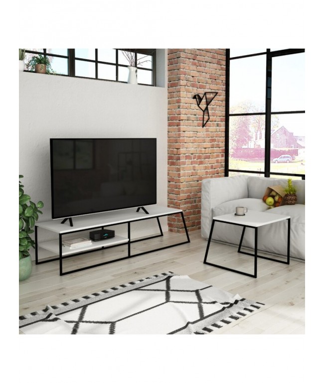 Тумба під телевізор MSMLOFT + кавовий столик — Loft-дизайн