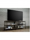 Тумба під телевізор у стилі MSMLOFT 600х800х450 мм Горіх Каліфорнійський каркас металевий