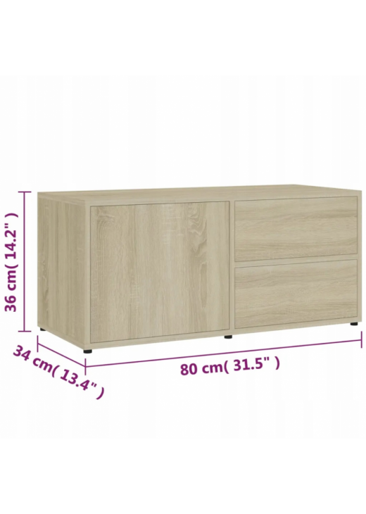 Тумба під телевізор, дуб сонома