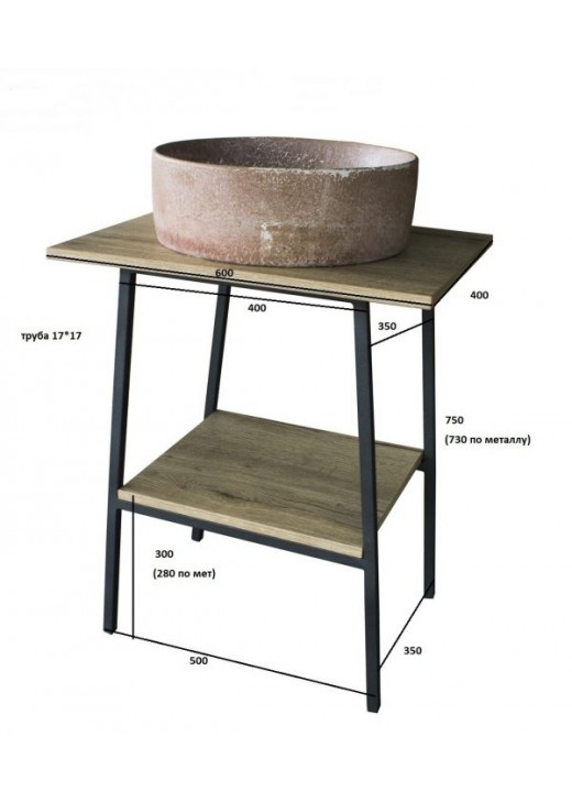 ТУМБА ПІД УМИВАЛЬНИК “LOFT MA-11”