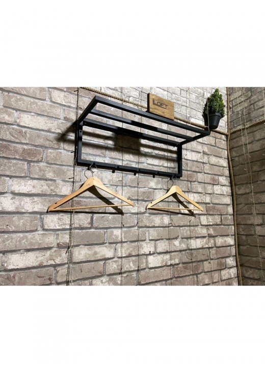 Вішалка лофт для одягу