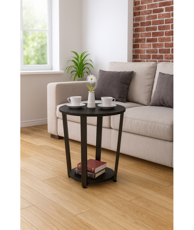 Журнальний столик D-50 LOFT (Ø 50 см) від MSM