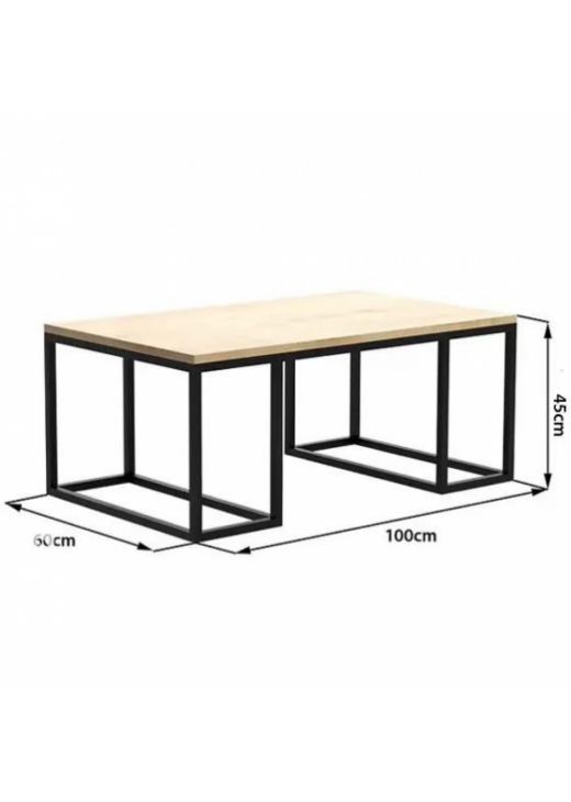 Журнальний столик у стилі MSMLOFT