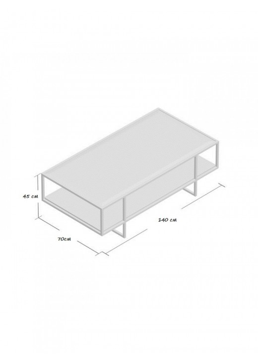 Журнальний столик у стилі MSMLOFT