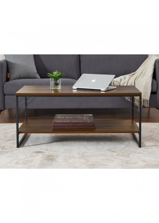 Журнальний столик у стилі MSMLOFT із полицею Журнальний столик у стилі MSMLOFT із полицею