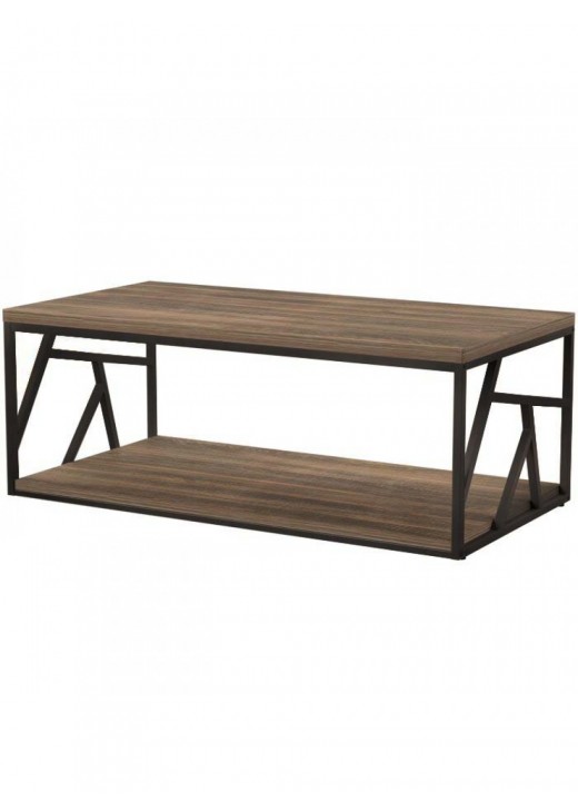 Журнальний столик у стилі MSMLOFT із полицею Журнальний столик у стилі MSMLOFT із полицею