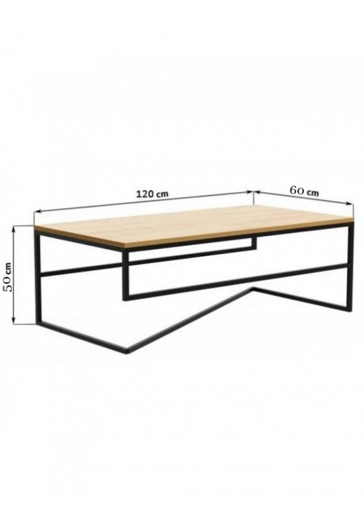 Журнальний столик у стилі MSMLOFT, каркас металевий Журнальний столик у стилі MSMLOFT, каркас металевий