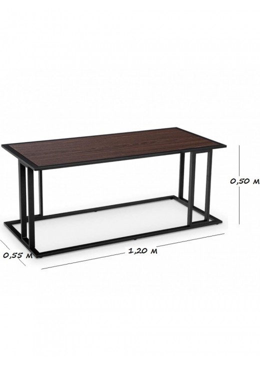 Журнальний столик у стилі MSMLOFT. каркас металевий