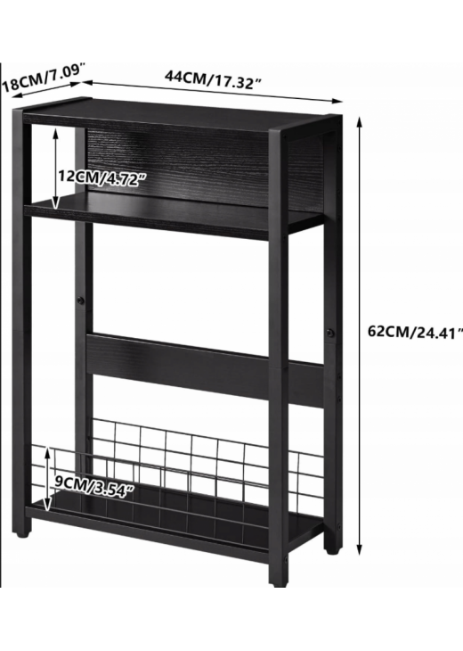 Приставний столик Rea, 3 рівні Приставний столик Rea, 3 рівні